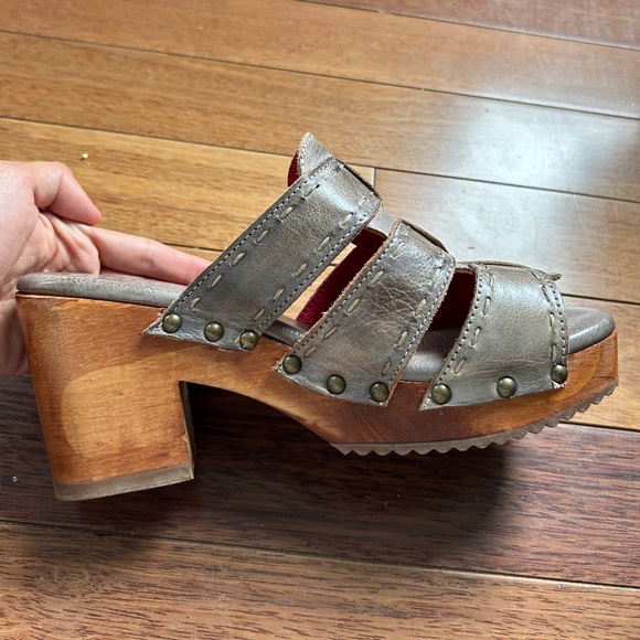 BedStü Gray Wedges Women’s leather - Picture 5 of 6